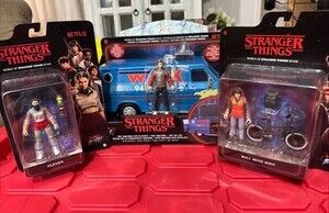 Stranger Things jazwares world of Scale Battle & Hunt Core and wsqk van lot